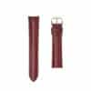 jean rousseau leather strap red black