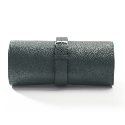 Soft watch roll green embossed calf