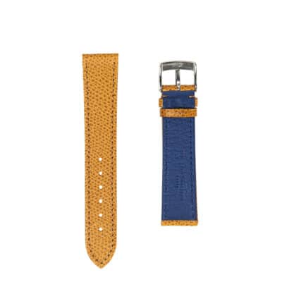 <span class="cat_name">Flat Watch strap</span><br><span class="material_name">Embossed calf</span><br><span class="color_name">Nutmeg</span>