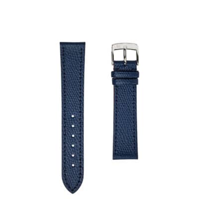 Flat Watch strapEmbossed calfDark Blue