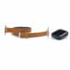 bracelet cuir apple watch or marron