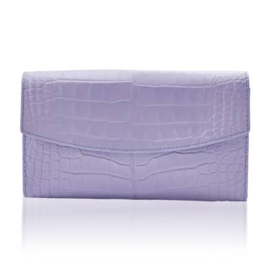 slim cardholder purple jean rousseau leather