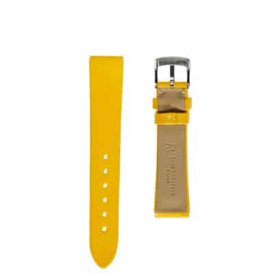 bracelet montre jaune vernis jean rousseau