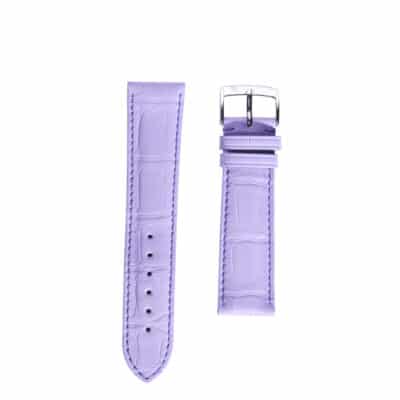 watch strap purple crocodile jean rousseau