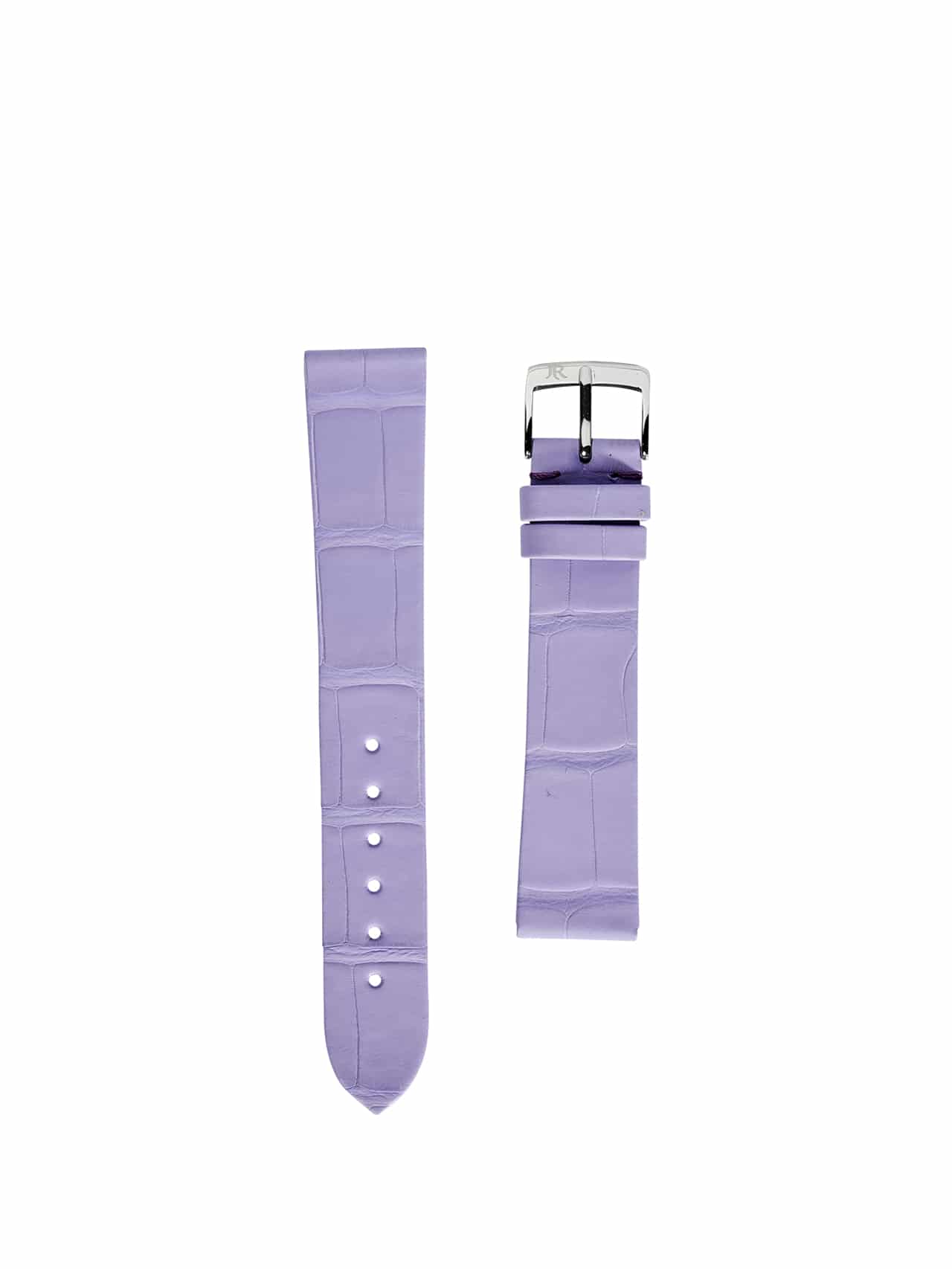 watch strap purple crocodile jean rousseau