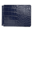 billfold wallet blue jean rousseau crocodile