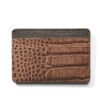 slim porte cartes marron jean rousseau cuir