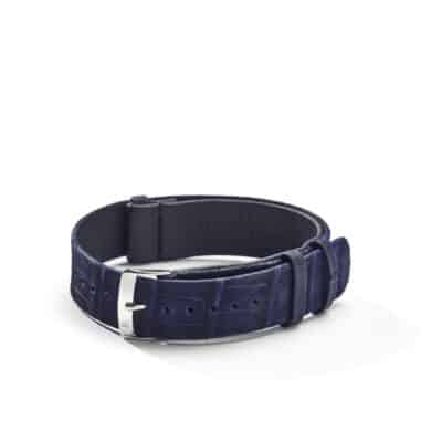 <span class="cat_name">Bracelet Nato</span><br><span class="material_name">Alligator Nubuck</span><br><span class="color_name">Bleu</span>