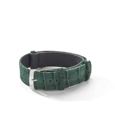 <span class="cat_name">Bracelet Nato</span><br><span class="material_name">Alligator Nubuck</span><br><span class="color_name">Vert</span>