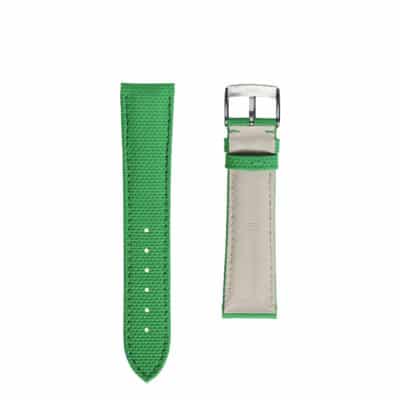 green jean rousseau watch strap rubber