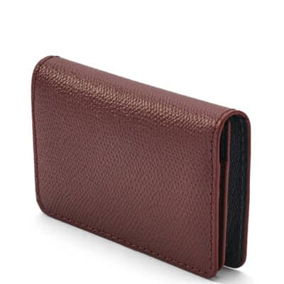 Money Clip Wallet clementine embossed calf - Maison Jean Rousseau