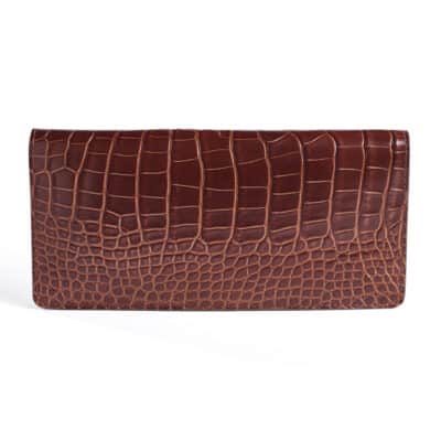 xl brown wallet alligator jean rousseau