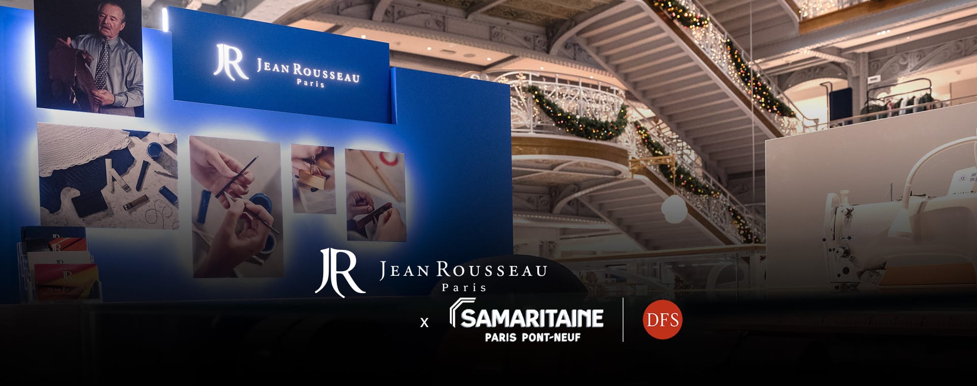 Jean Rousseau installe son atelier au cœur de la Samaritaine