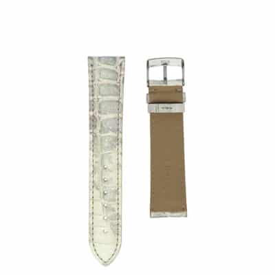 <span class="cat_name">Flat Watch strap</span><br><span class="material_name">Crocodile</span><br><span class="color_name">Green Iridescent</span>