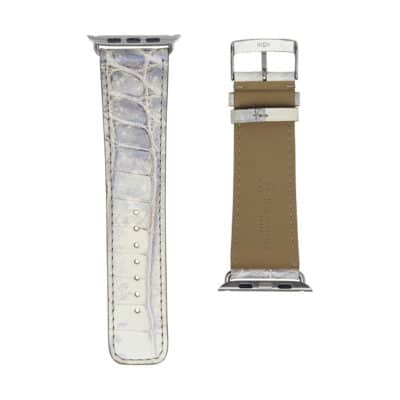 <span class="cat_name">Classic Apple Watch strap</span><br><span class="material_name">Crocodile</span><br><span class="color_name">Blue Iridescent</span>