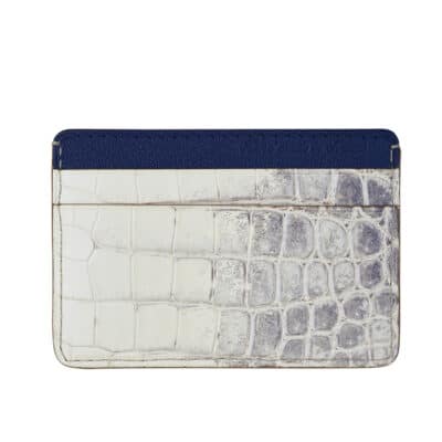 leather good lumières slim cardholder blue