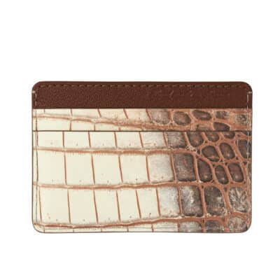 maroquinerie lumières slim cardholder cuivré