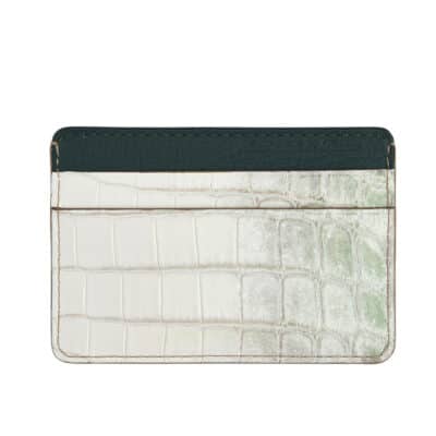 maroquinerie lumières slim cardholder vert