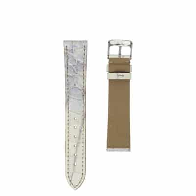 <span class="cat_name">Flat Watch strap</span><br><span class="material_name">Crocodile</span><br><span class="color_name">Blue Iridescent</span>