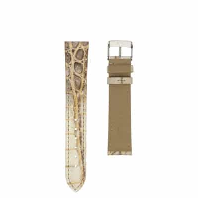 watch strap lumières flat gold france