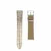watch strap lumières flat silver france