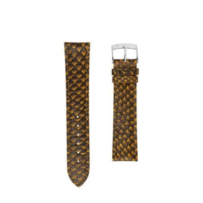 watch strap salmon yellow black