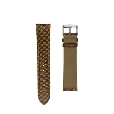 watch strap salmon yellow black