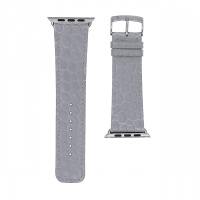 Classic Apple Watch strapSemi matte alligatorAdriatic