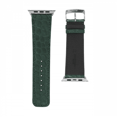 <span class="cat_name">Classic Apple Watch strap</span><br><span class="material_name">Semi matte alligator</span><br><span class="color_name">Thuya</span>