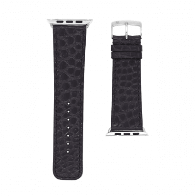 Apple Watch strap purple shiny alligator