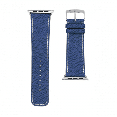 bracelet apple watch veau bleu