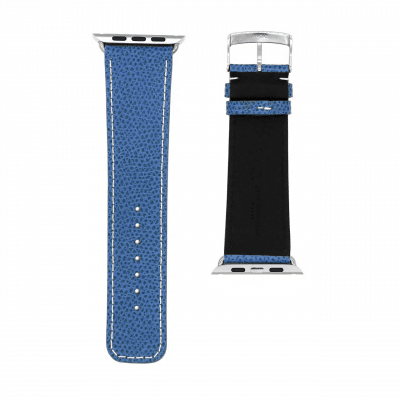 Apple Watch strap blue calf