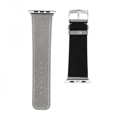 Apple Watch strap grey calf