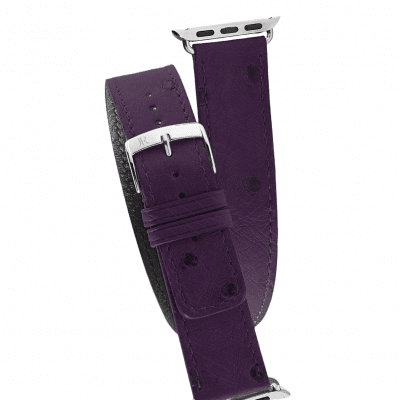 Bracelet Apple double tourAutrucheViolet