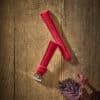 french cottage watch strap red alcantara