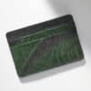Porte-cartes "Essentiel" Kimono Shokaku vert