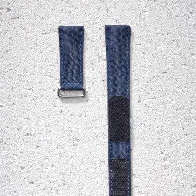 jean rousseau strap velcro technical fabric blue