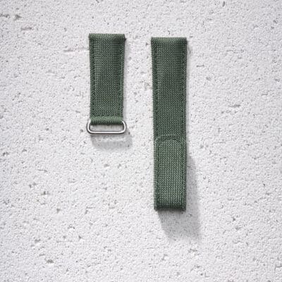jean rousseau strap velcro technical fabric green