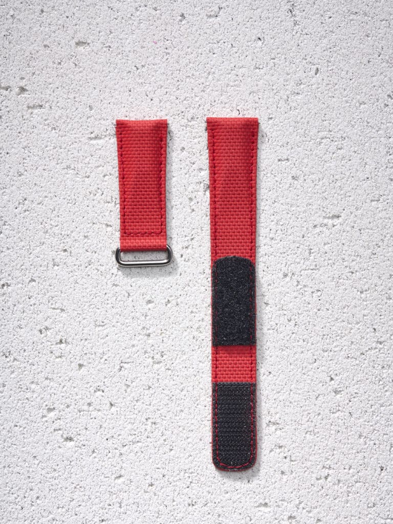 Velcro-watch-strap-red-shift-