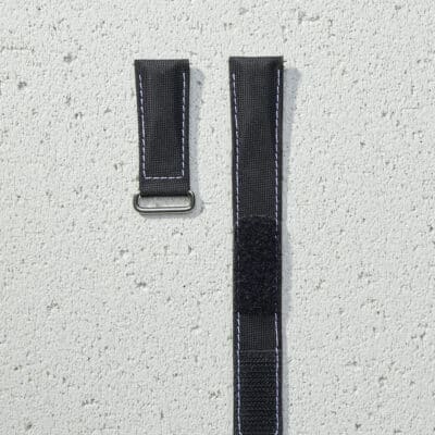jean rousseau strap velcro technical fabric black