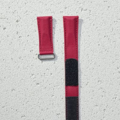 jean rousseau strap velcro technical fabric red