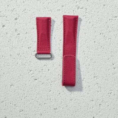 jean rousseau strap velcro technical fabric red