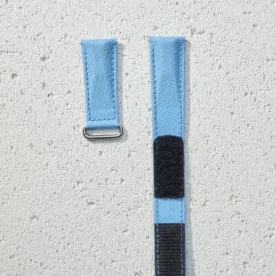 jean rousseau strap velcro technical fabric blue