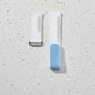 <span class="cat_name">Bracelet Velcro</span><br><span class="material_name">Caoutchouc</span><br><span class="color_name">Blanc</span>