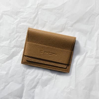 Leather jewelry pouch