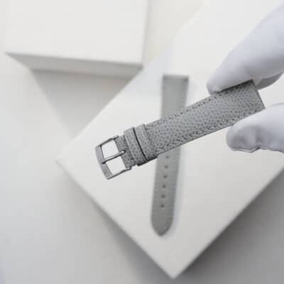 Classic 3.5 Watch strapEmbossed calfGrey