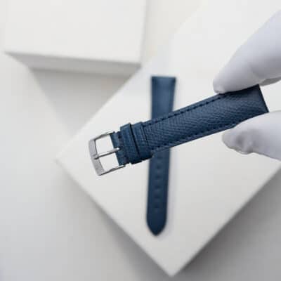 Classic 3.5 Watch strapEmbossed calfDark Blue