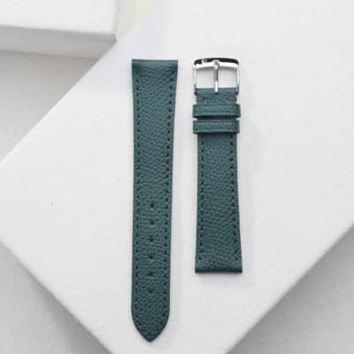 <span class="cat_name">Classic 3.5 Watch strap</span><br><span class="material_name">Embossed calf</span><br><span class="color_name">Green</span>