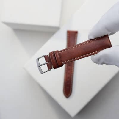 Classic 3.5 Watch strapPlain CalfGold Vintage