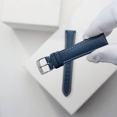 Classic 3.5 Watch strapPlain CalfBlue Vintage